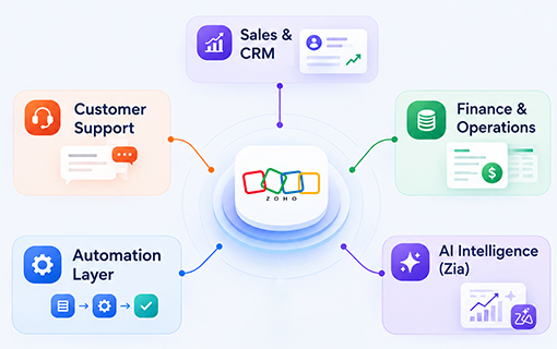 Zoho as a Unified Business Operating System Zoho as a Unified Business Operating System